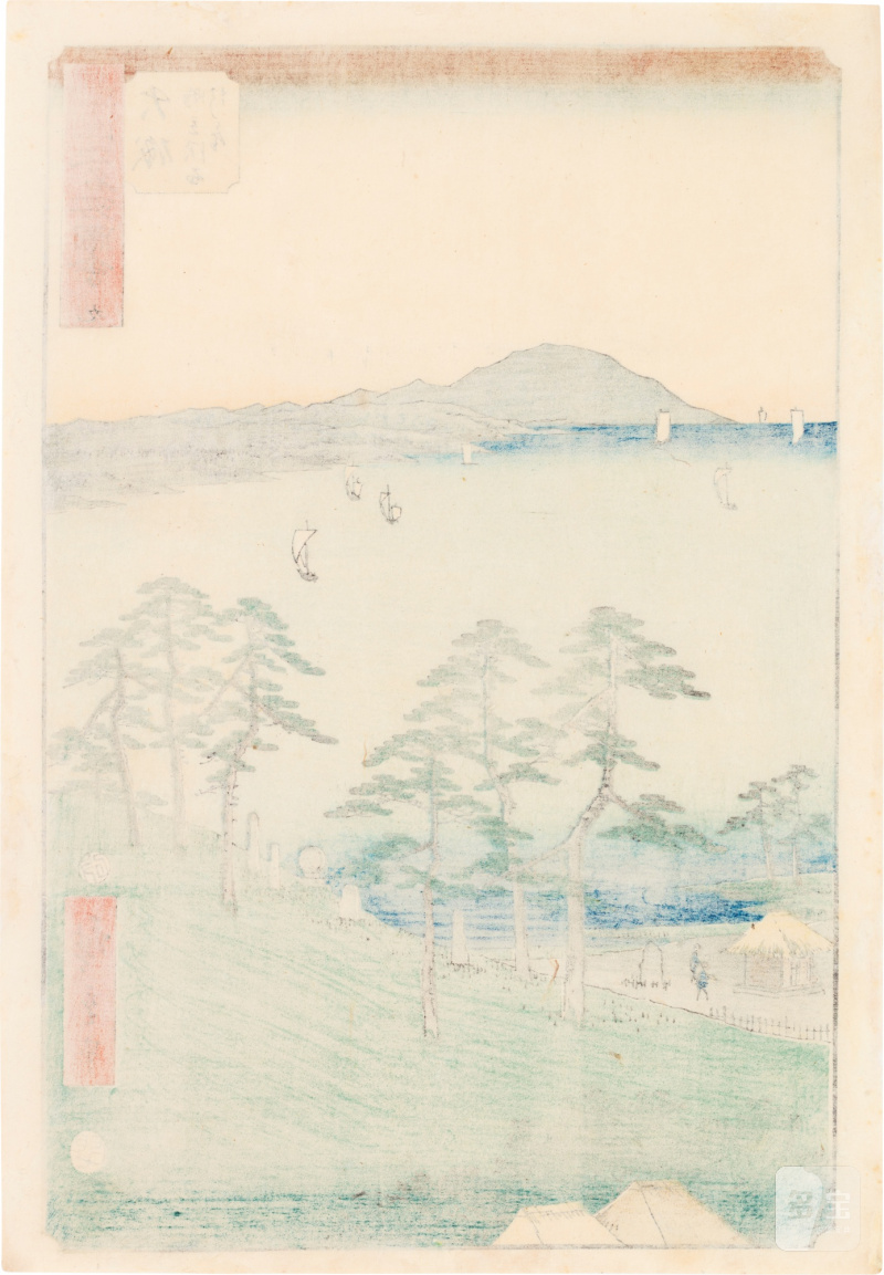 Utagawa Hiroshige (1797-1858) | The complete set of Famous Sights of the Fifty-three Stations (Gojusan tsugi meisho zue), also known as the Vertical Tokaido | Edo period, 19th century - 图24